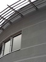 Fassadengestaltung bei EnviroChemie - von der Baudekoration Kraus. Frankfurt
